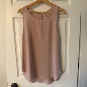 Revamped Blush Sleeveless Tank Top